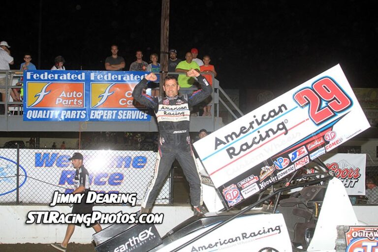 August 2nd, 2014: Kerry Madsen Holds off Donny Schatz to Win the Federated Auto Parts Ironman 55 presented by Walker