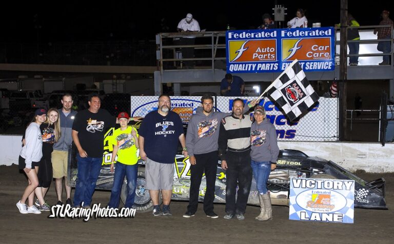 Michael Kloos, Rick Conoyer, Trey Harris, Kevin Mosier & Joe Laws take wins at Federated Auto Parts Raceway at I-55!