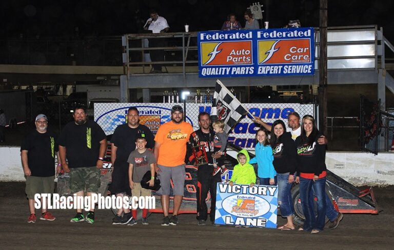 Tim Manville, Michael Long, Treb Jacoby, Troy Medley & Dallas Lugge take wins at Federated Auto Parts Raceway at I-55!