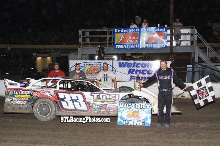 Tim Manville, Michael Long, Jeff LeBaube, Troy Medley & Dallas Lugge take wins at Federated Auto Parts Raceway at I-55!