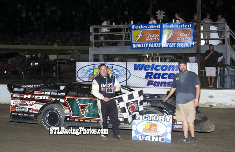 Jim Shereck, Michael Long, Jeff LeBaube, Troy Medley & Joe Laws take wins at Federated Auto Parts Raceway at I-55!