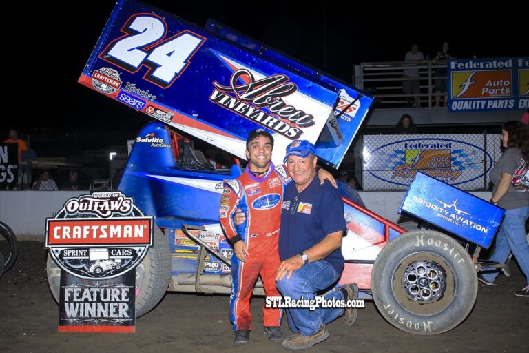 Rico Abreu wins the Ironman 55 at Federated Auto Parts Raceway at I-55!