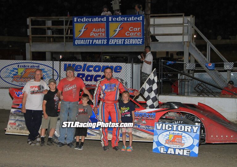 Rickey Frankel, Michael Long, Conrad Miner, Troy Medley & Jordy Schmidt take wins at Federated Auto Parts Raceway at I-55!