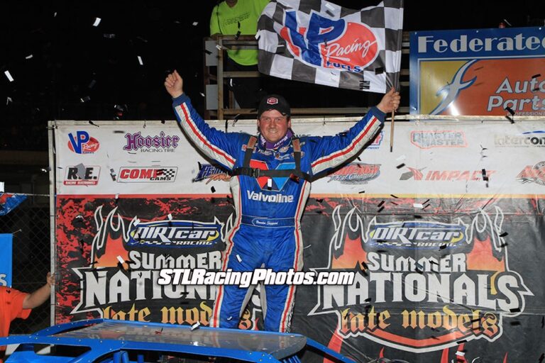 Brandon Sheppard takes World of Outlaw / Summer Nationals win at Federated Auto Parts Raceway at I-55!