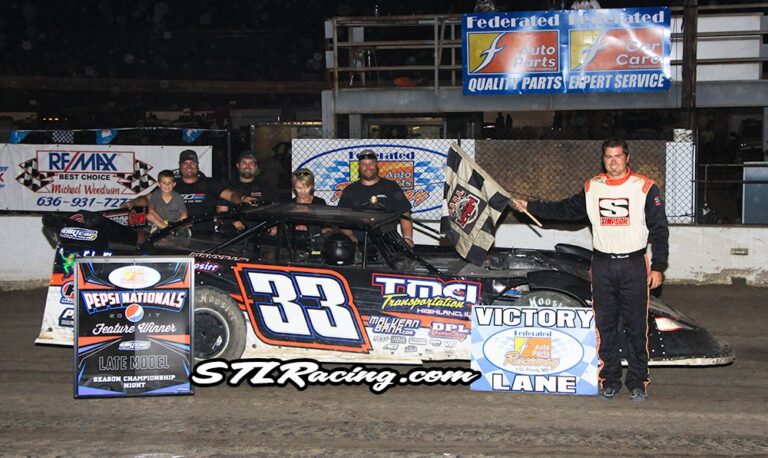 Tim Manville, Michael Long, Robbie Eilers, Troy Medley & Drew Dudash take wins at Federated Auto Parts Raceway at I-55!