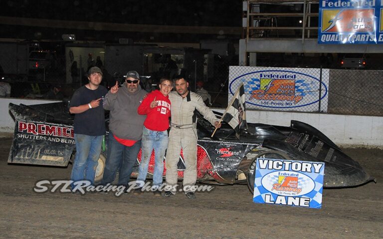 Dewayne Kiefer, Tyler Ratajczyk, Trey Harris, Lee Stuppy & Anthony Sunshine take wins at Federated Auto Parts Raceway at I-55!