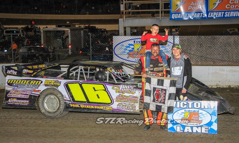 Rusty Griffaw, Brent Thompson, Trey Harris, Lee Stuppy & Anthony Sunshine take wins at Federated Auto Parts Raceway at I-55