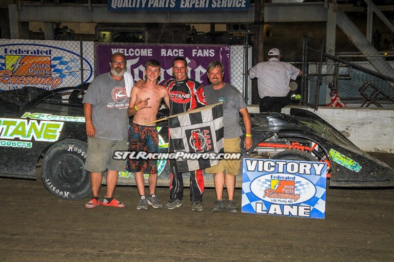 Freddie Carpenter, Mike Harrison, Troy Medley, Lee Stuppy & Morgan Greene take wins at Federated Auto Parts Raceway at I-55!