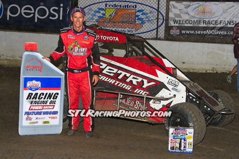 Jerry Coons, Jr. Takes POWRi Win at I-55