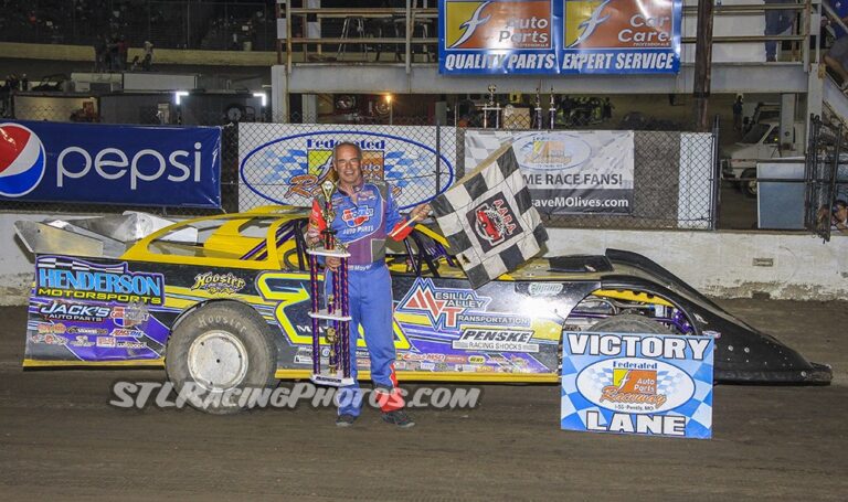 Billy Moyer, Kenny Wallace, Trey Harris, Mark Spraul & Anthony Sunshine take wins at Federated Auto Parts Raceway at I-55
