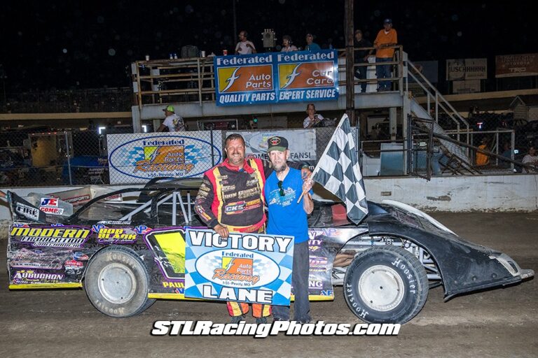 Rusty Griffaw, Kyle Steffens, Treb Jacoby, Lee Stuppy & Drew Dudash take wins at Federated Auto Parts Raceway at I-55!