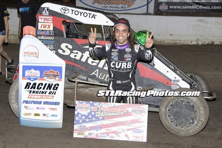 Rico Abreu claims POWRi win at Federated Auto Parts Raceway at I-55!