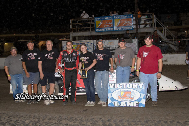 Daryn Klein, Rick Stevenson, Billy Smith, Chuck Adams & Bryce Pasley take wins at Federated Auto Parts Raceway at I-55!