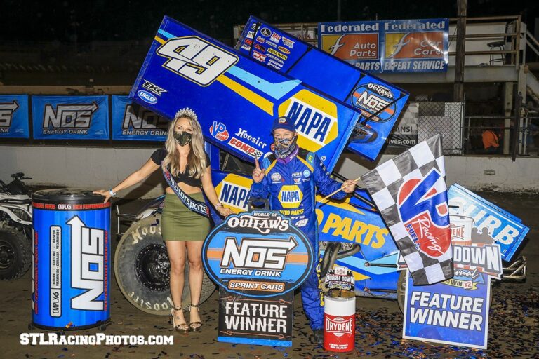 Brad Sweet Holds Off Kyle Larson For Thrilling I-55 Win