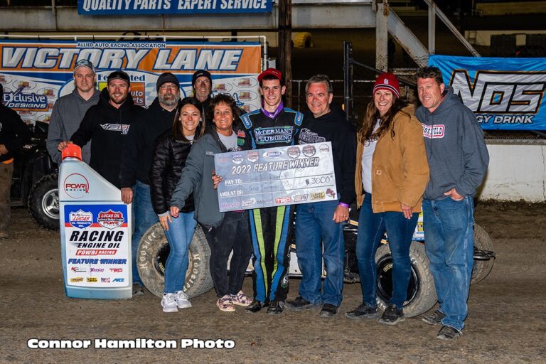 Chase McDermand Masters I-55 in POWRi National and West Midget League Feature