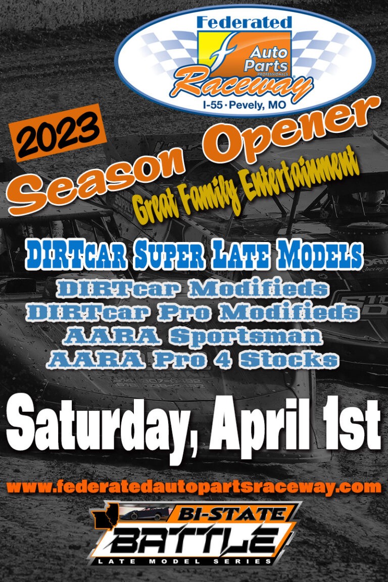 Season Opener set for April 1st!