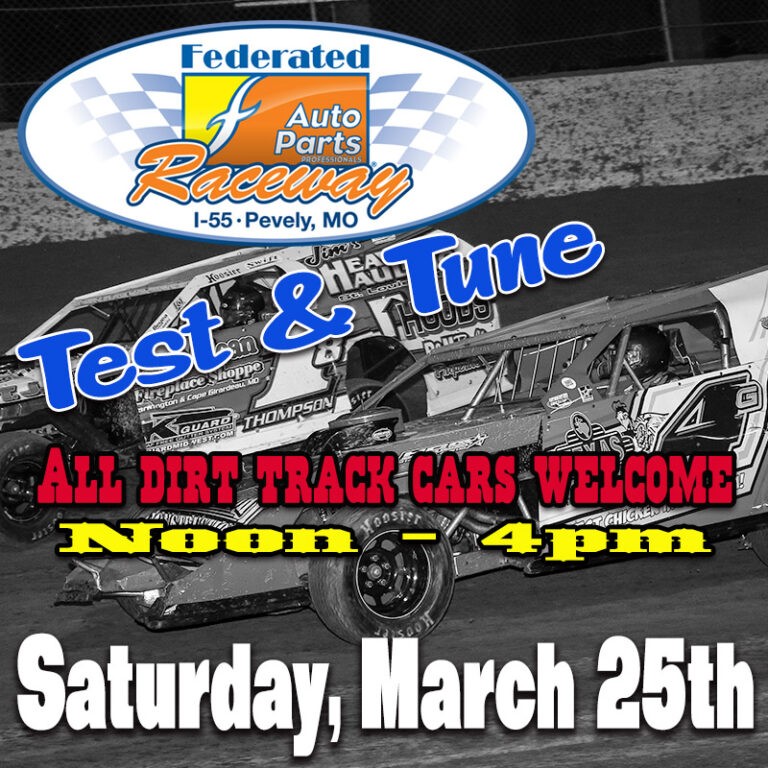 Test & Tune – March 25th